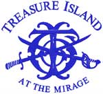 Treasure Island Hotel Logo - Custom Embroidery Digitizing Sample Picture