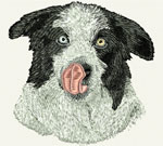 Chub - Embroidery Portrait Sample - Click to Enlarge