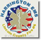 Harrington EMS Lincoln County Fire #6 - Embroidery Design Sample - Vodmochka Graffix Custom Embroidery Digitizing Services * 500 x 494 * (91KB)