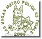 Las Vegas Metro Police K9 Trials - Embroidery Design Sample - Vodmochka Graffix Custom Embroidery Digitizing Services * 500 x 458 * (59KB)