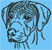 Rhodesian Ridgeback Portrait #2 Color #1 - Vodmochka Embroidery Design - Details