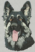 Shiloh Shepherd - Embroidery Portrait Sample - Click to Enlarge